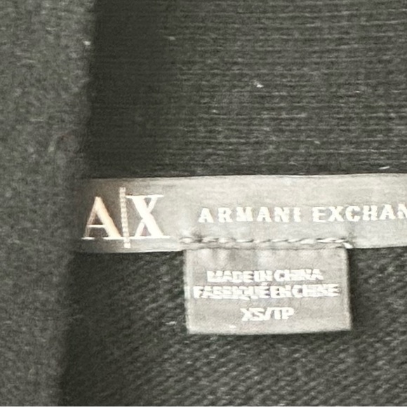 Armani Exchange Black Knit Cardigan Size XS - Picture 2 of 6